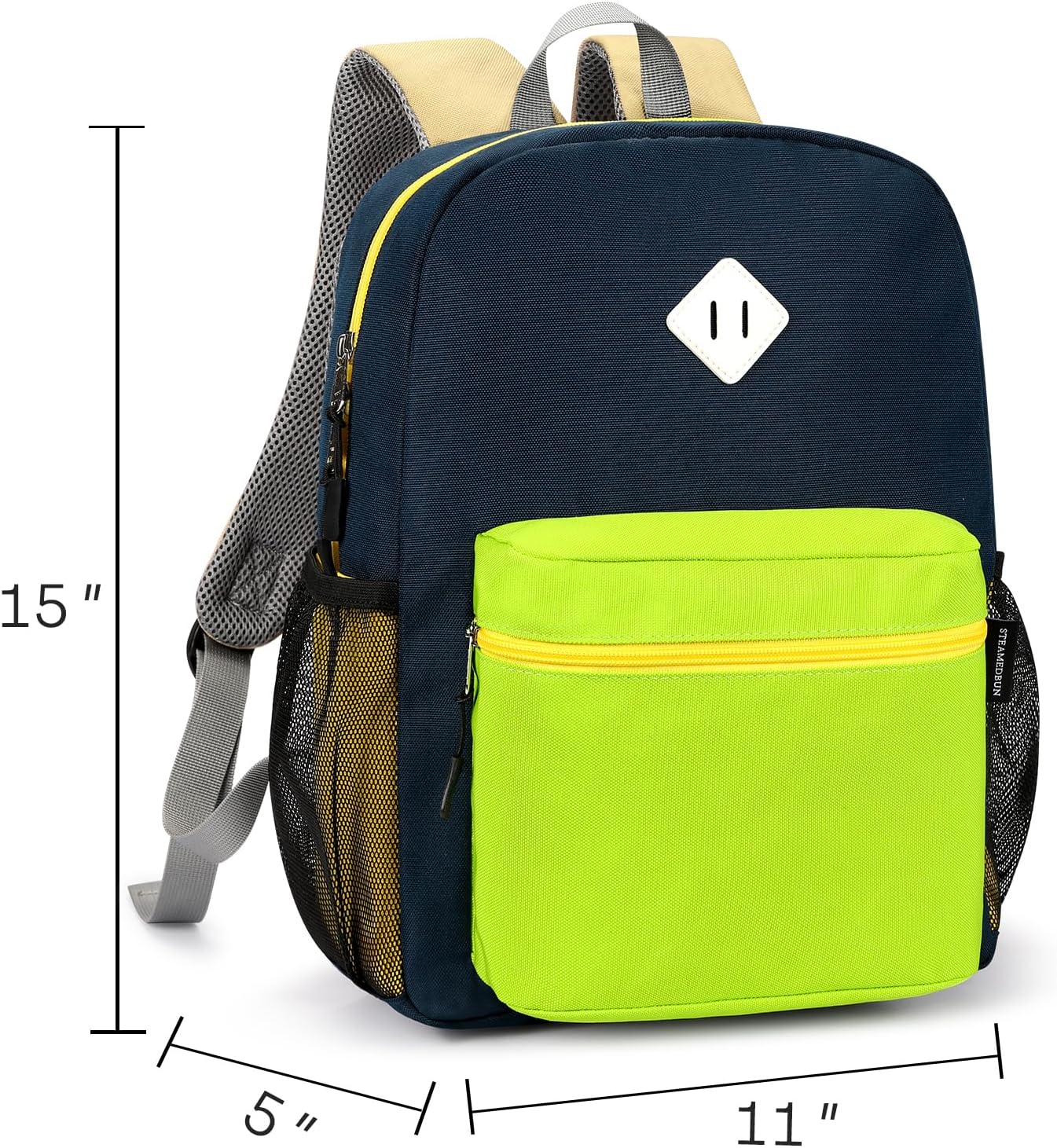 STEAMEDBUN Kids Backpack for Boys,Kindergarten Backpack for Toddler Boys Age 3-6