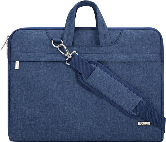 Voova Laptop Case 13 14 15 16 17 Inch with Shoulder Strap, Waterproof Laptop Sleeve Slim Briefcase