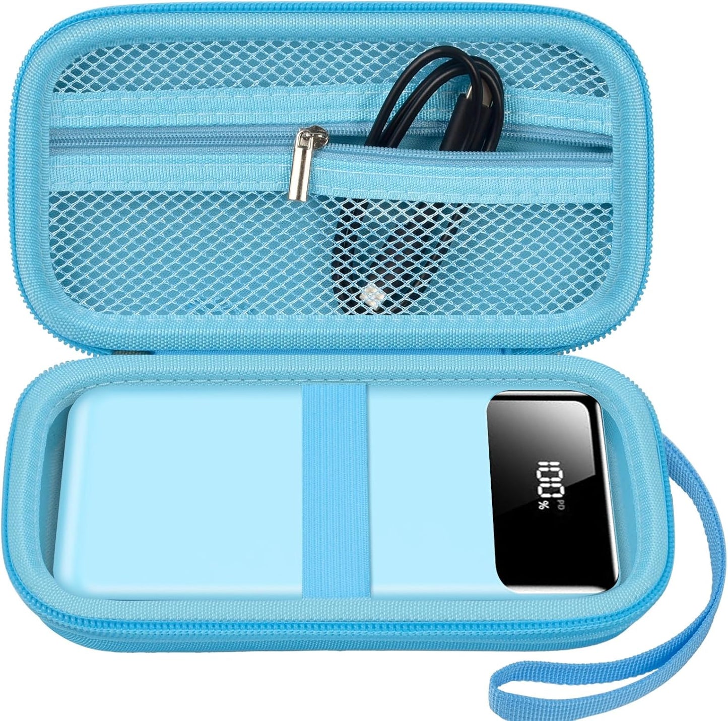 ANKHOH Portable Bank Charger Case for OHOVIV for SABANI for Charmast for VRURC for YILANS for CFIAI for LOVELEDI for RGVOTA for Miday for RONEGN for POIYTL for IAPOS Fast Charging Battery(Blue)