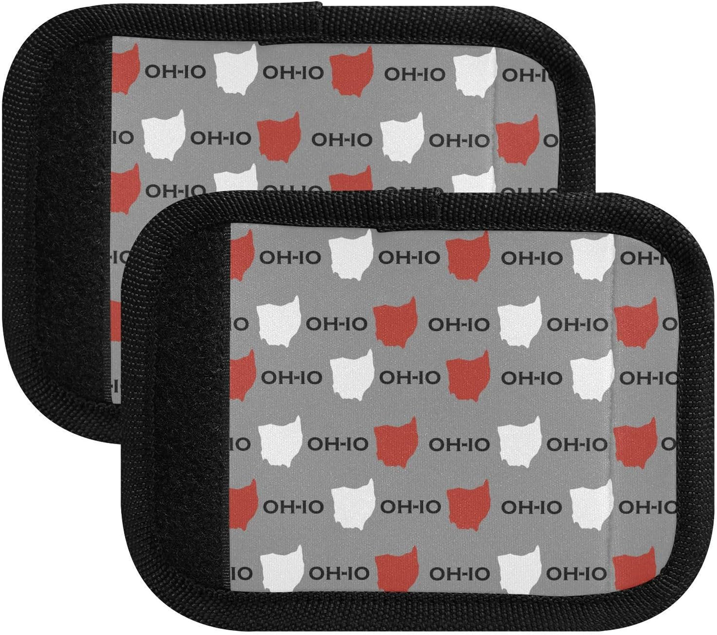 Oh-io State 2 Pack Luggage Handle Wrap for Suitcase Luggage Identifier Travel Tags Handle Protection Sleeve Cover