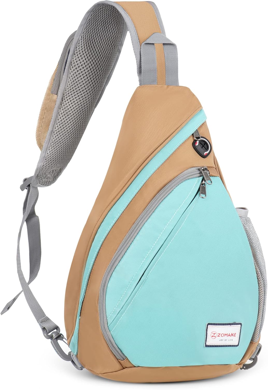 ZOMAKE Sling Bag,Small Crossbody Sling Backpack,Water Resistant Shoulder Daypack for Travel,Anti