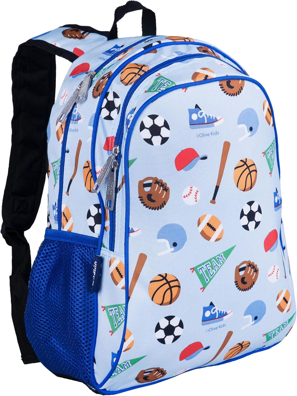Wildkin 15-inch Kids Backpack – Durable, Padded, Adjustable for School & Travel - Game On
