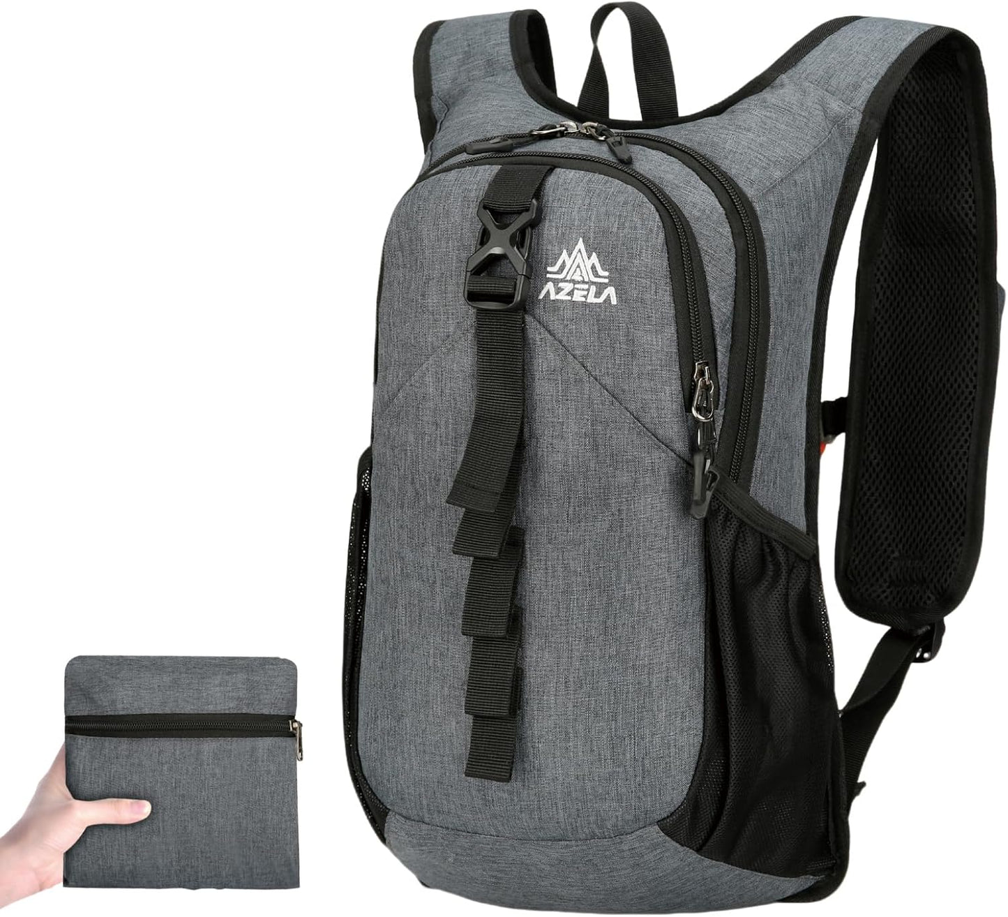 YAPJEB Lightweight Hiking Backpack, Breathable Daypack for Running Cycling Climbing Marathon Camping for Men and Women
