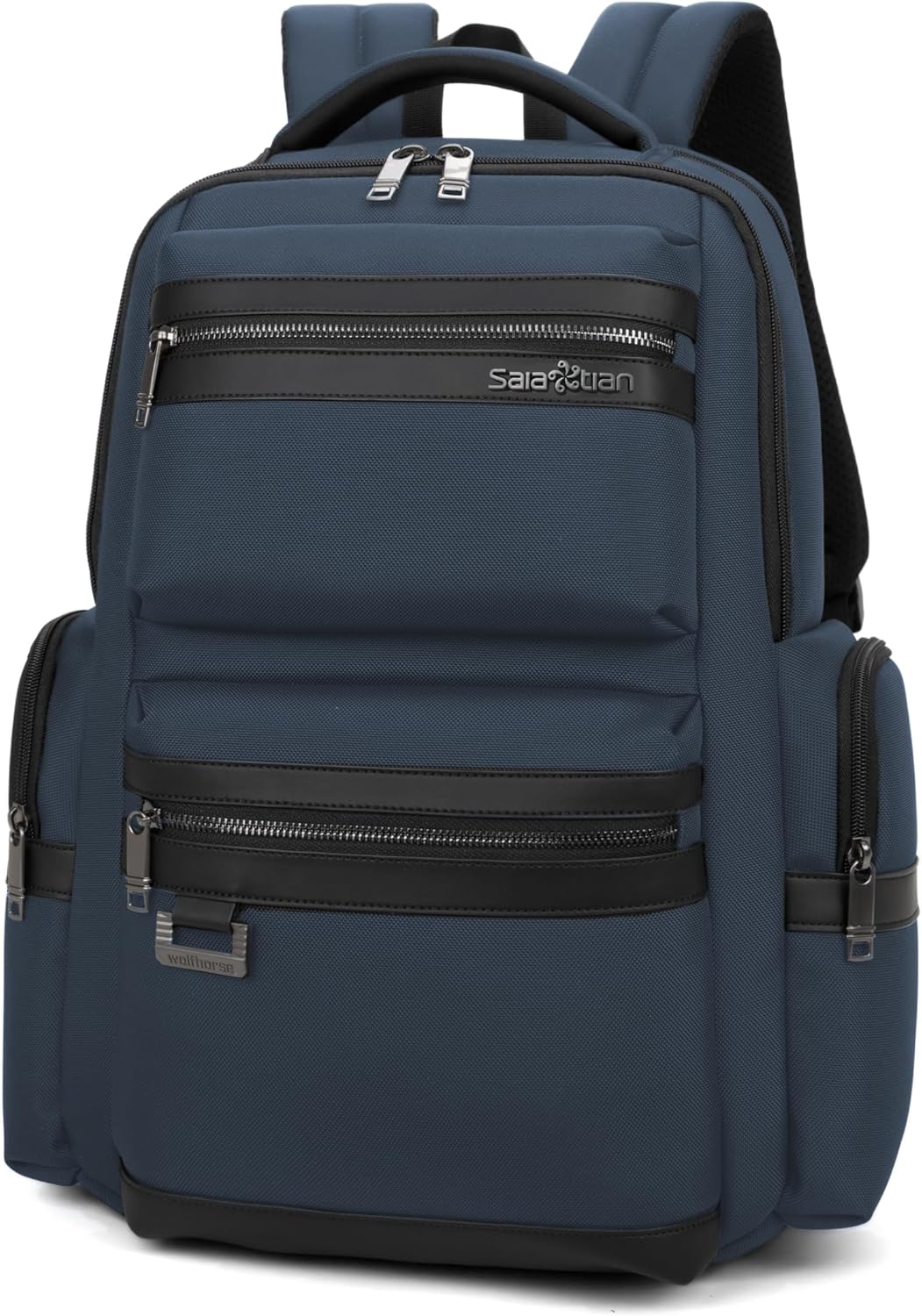 Backpack Multiple Compartmentalized Storage Business Computer Bag,waterproof, for Men & Women, Black (Blue)