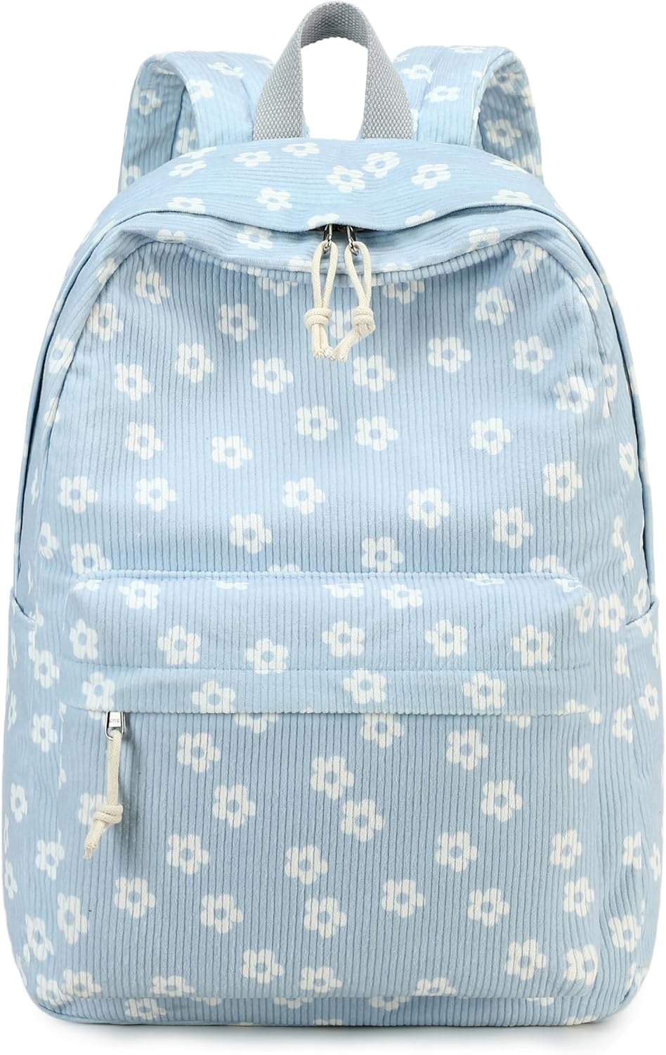 School Backpack for Teen Girls Bookbags Elementary High School Corduroy Laptop Bags Women Travel Daypacks
