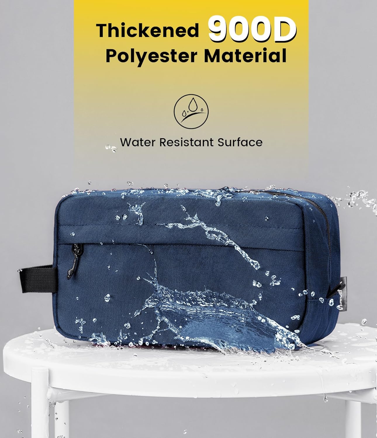 Vorspack Travel Toiletry Bag for Men - Hanging Toiletries Bag Water Resistant Travel Bag for Toiletries Accessories