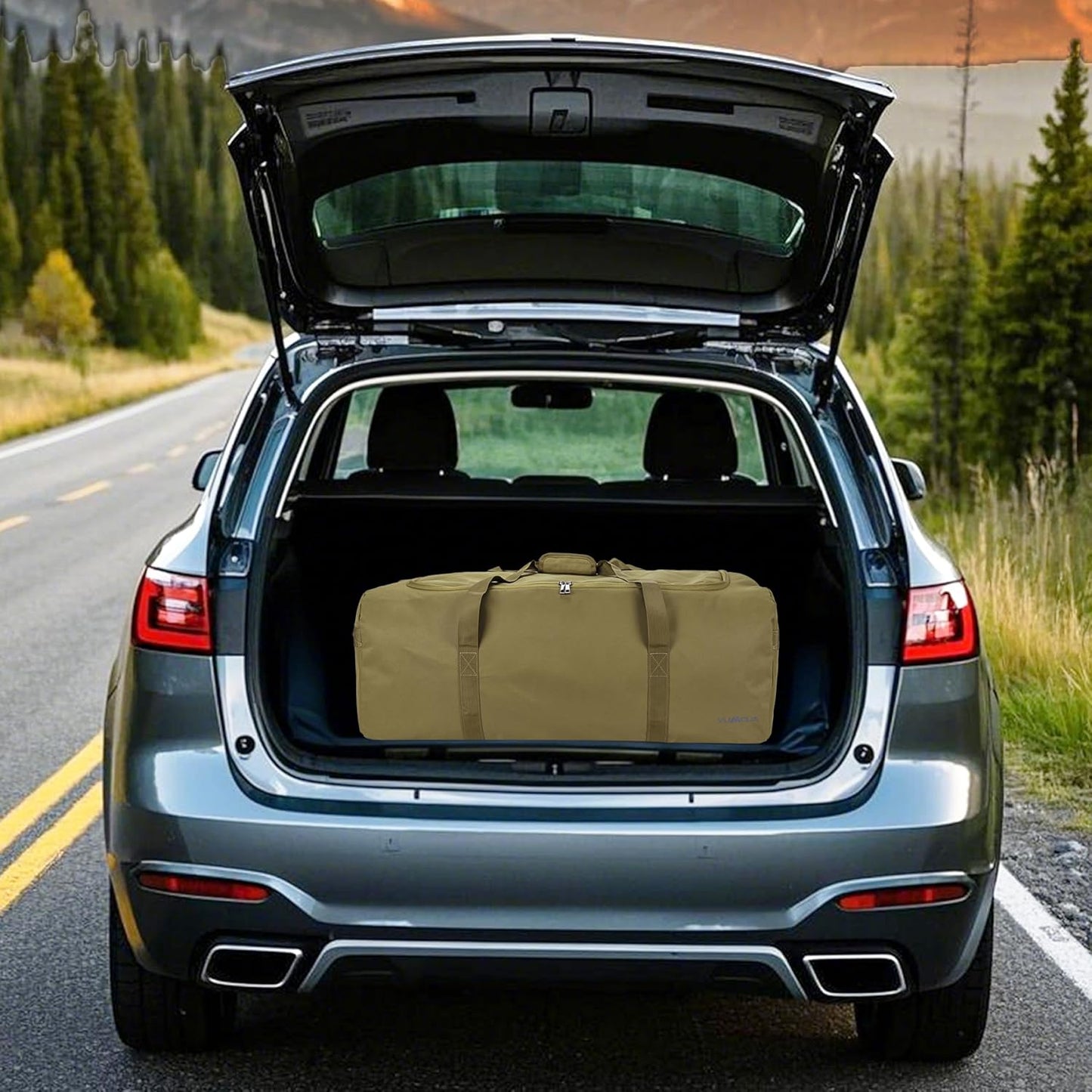 Large Duffle Bag for Travel, 100L Travel Duffel Bags for Men, 900D Polyester Water & Tear Resistant Extra Large Travel Bag Heavy Duty Moving Bags for Sport Camping Gear Holiday Christmas Decor Storage