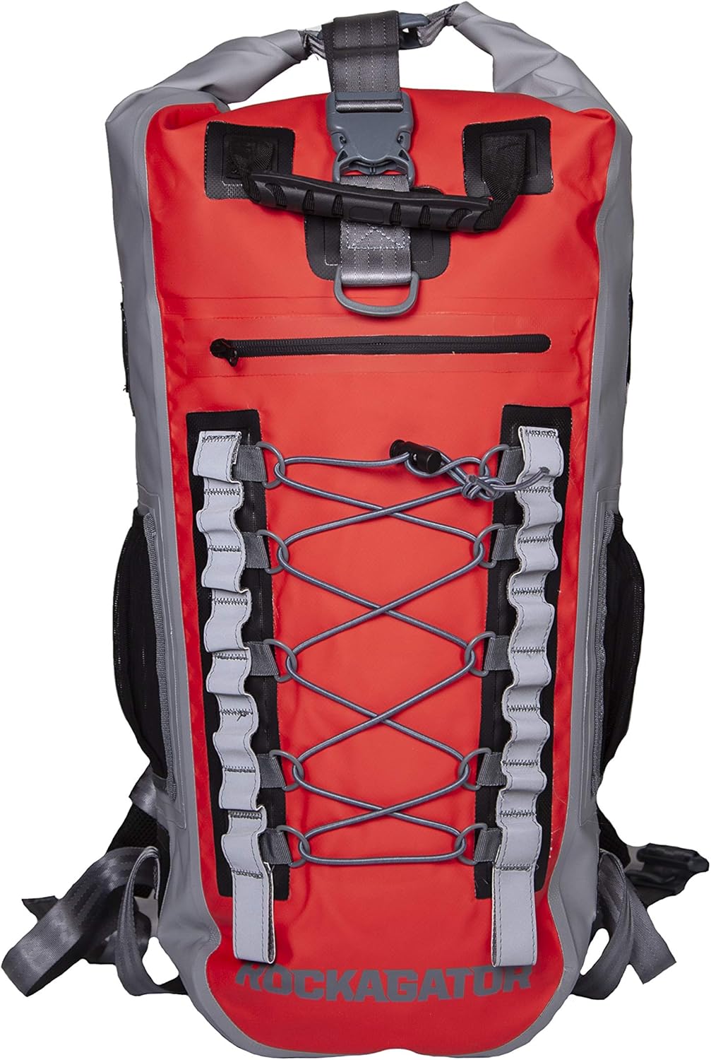 Rockagator Waterproof Backpacks - Hydric Series 40 Liter Hunting Camouflage Quick-Submersion Waterproof Backpack, River Dry Bag for Canoeing, Kayaking or Rafting, Red Rock