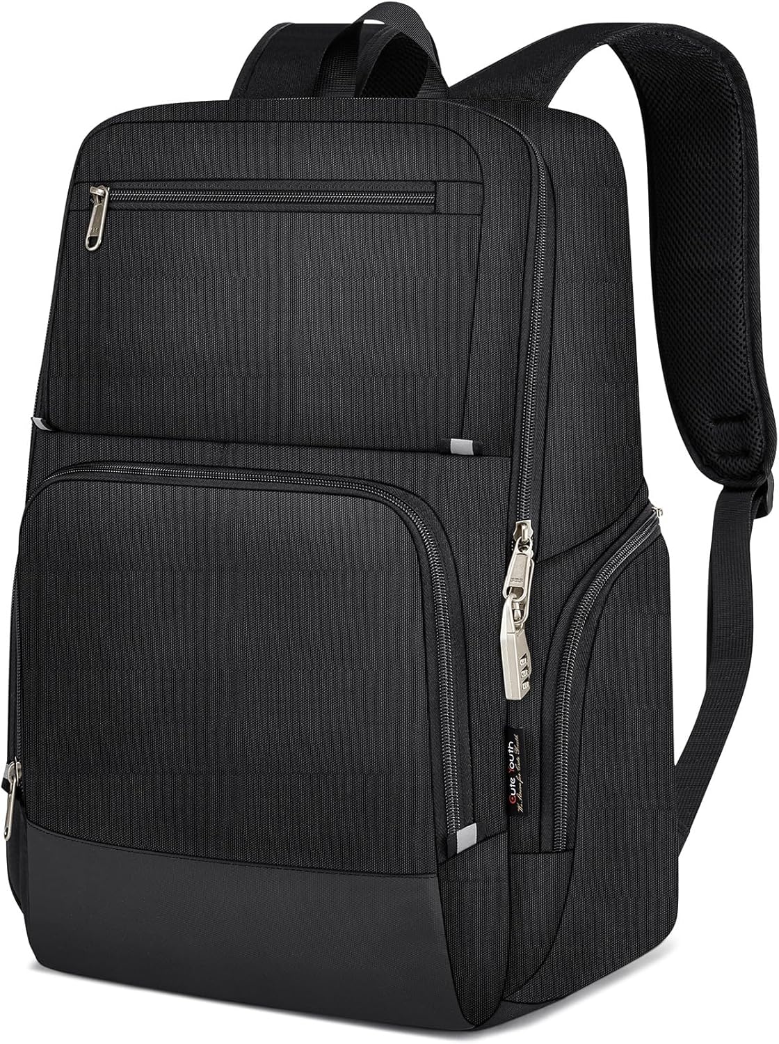 WYCY Laptop Backpack for Men - Anti Theft Computer Bag for Work, Business, College, Travel, Mochilas Para Hombres, 17.3 Inch, Black