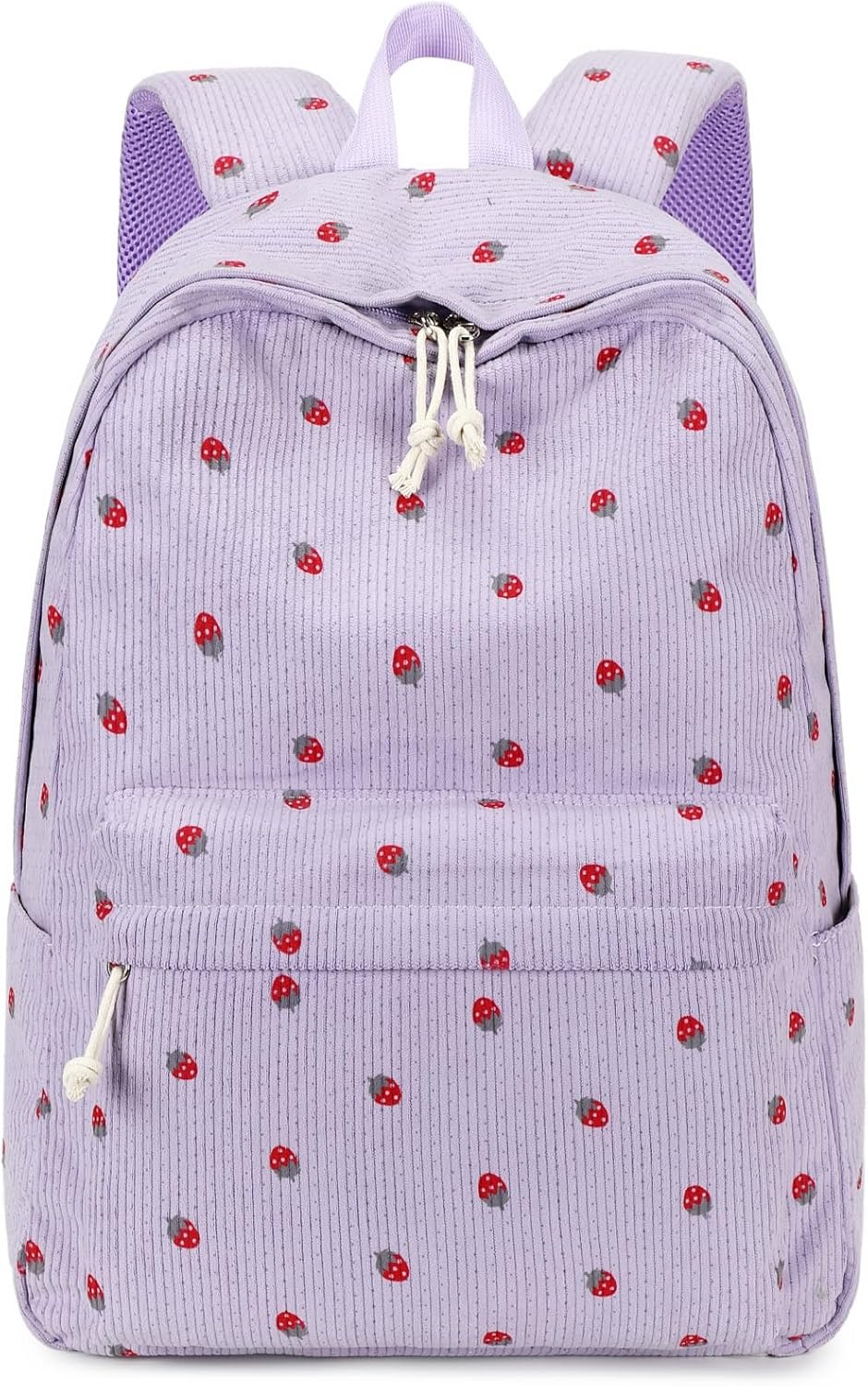 School Backpack for Teen Girls Bookbags Elementary High School Corduroy Laptop Bags Women Travel