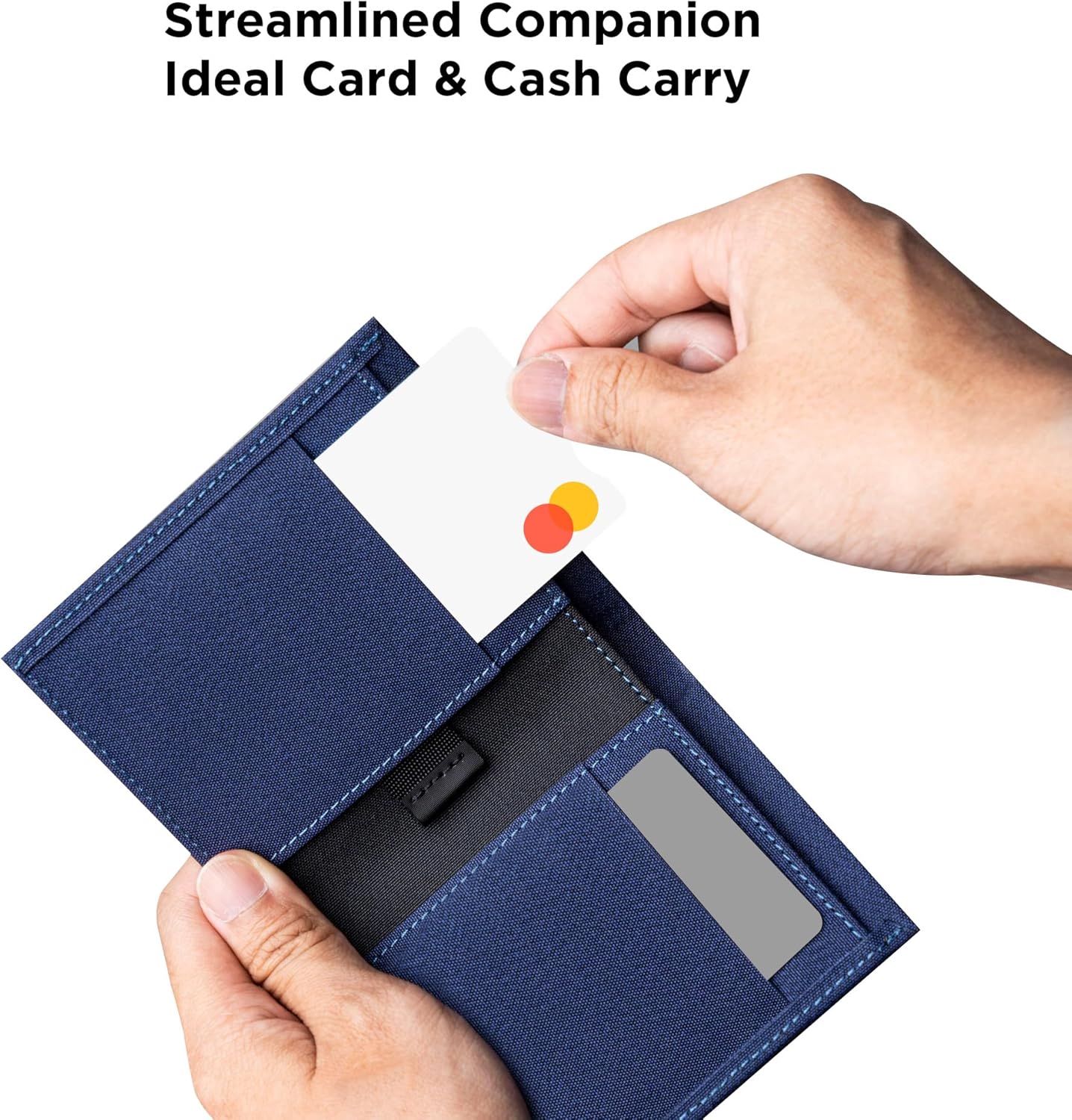 ALPAKA Ark Bifold Cash Wallet - Minimalist Front Pocket Wallet for Men Daily Use,Magnetic Closure for Security