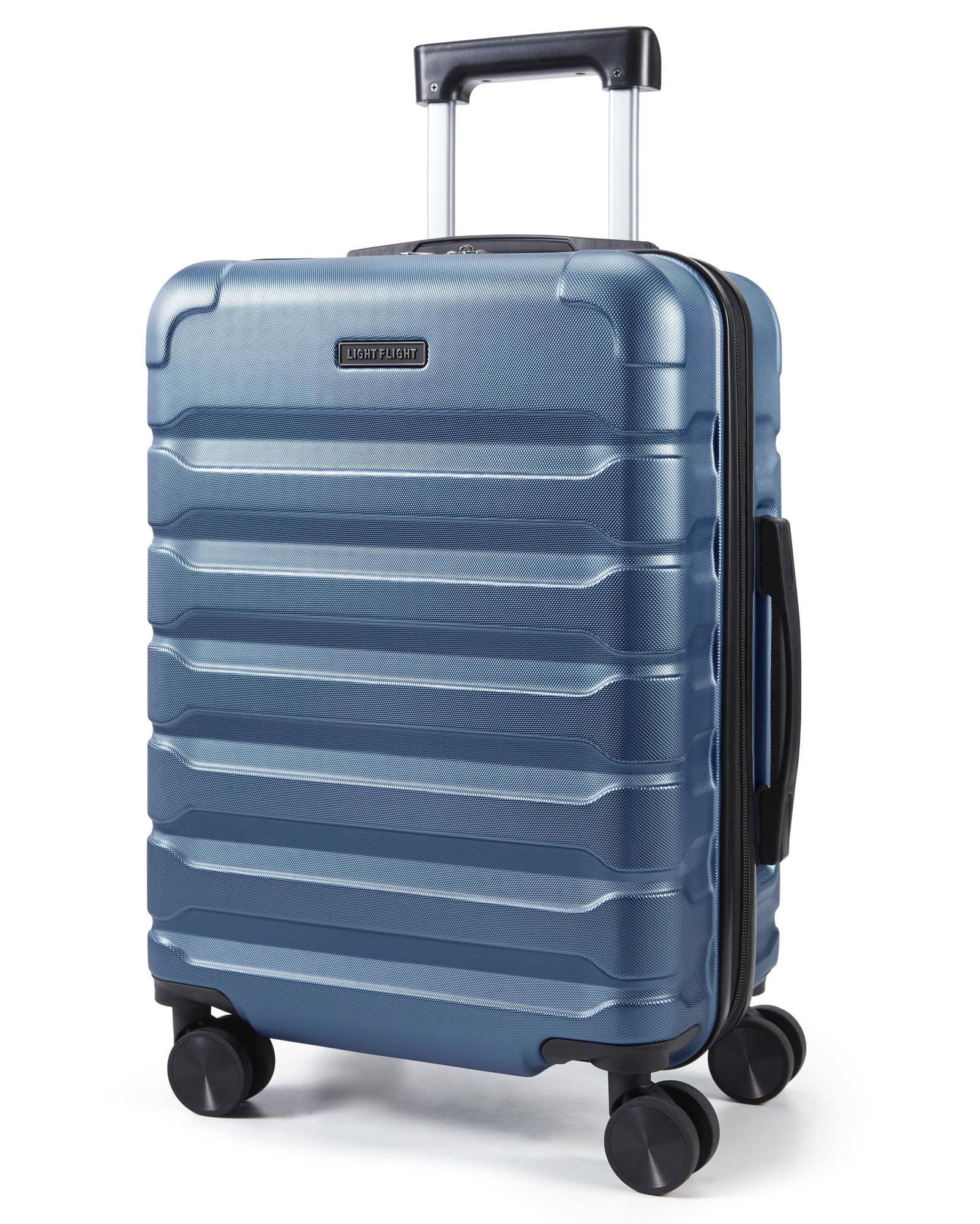 LIGHT FLIGHT Carry On Luggage 22x14x9 Airline Approved Suitcase,Royal Blue