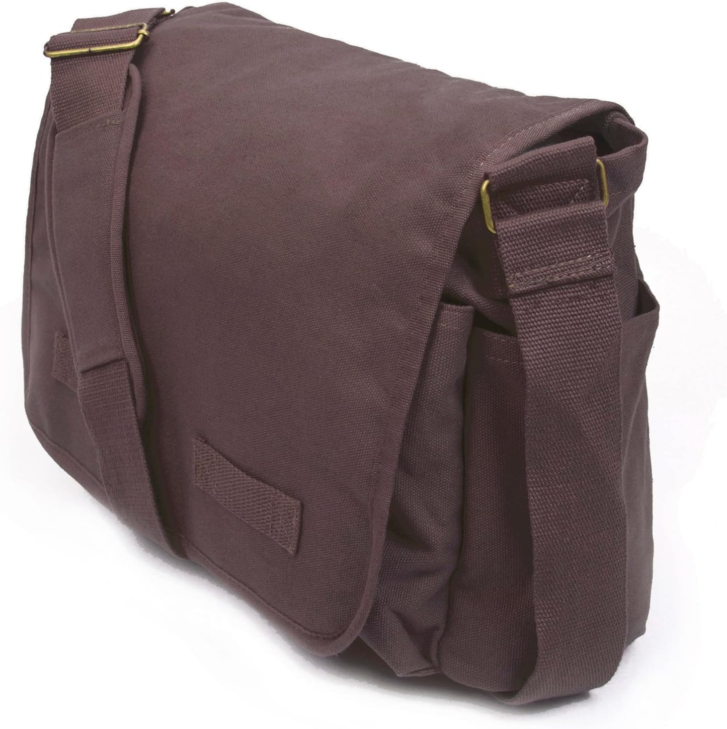 Sweetbriar Classic Vintage Messenger Bag - Original Heavyweight Cotton Canvas Shoulder Bag with