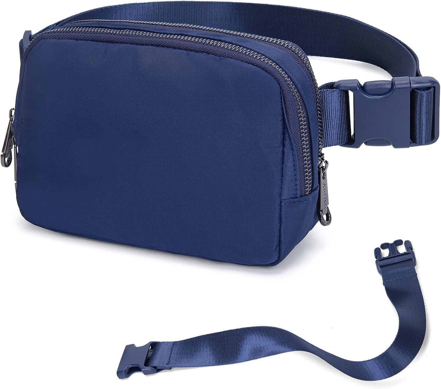 AROME Mini Belt Bag for Women, Fashion Waist Packs Fanny Pack Crossbody Bags with Strap Extender for Women Men, Waterproof Waist Bag Hip Bum Bag for Casual Travel Running Hiking Outdoor Sports