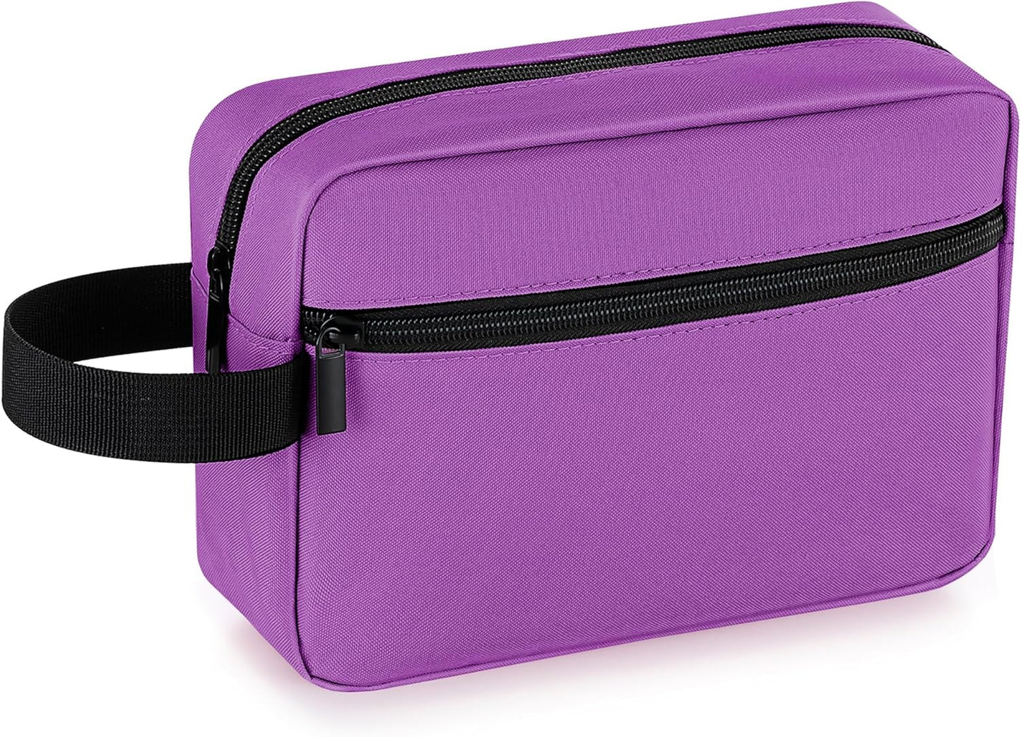 Elviros Travel Toiletry Bag for Women and Men, Lightweight Makeup Bag Hanging Dopp Kit with Shaving Compartment Cosmetic Organizer Small Tool Bag Travel Essentials Gift for Women, Grape Purple