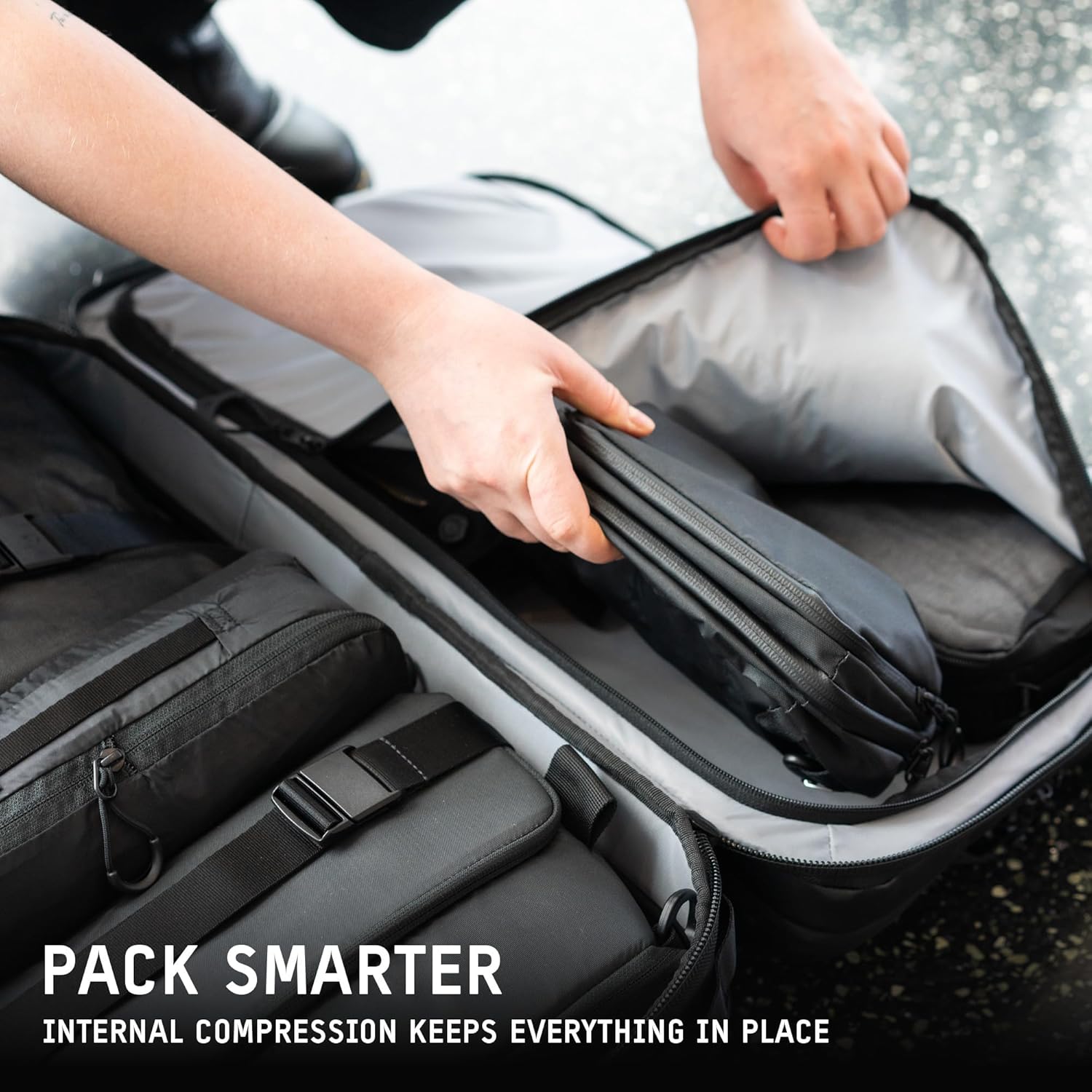 WANDRD TRANSIT Carry-On Roller: 40L Weather-Resistant Travel Luggage – Durable Rolling Suitcase