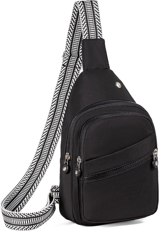 EVANCARY Small Sling Bag for Women Men, Sling Backpack Chest Daypack Crossbody Bag for Travel Outdoor Hiking