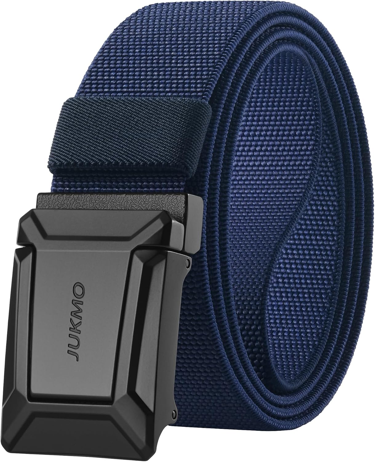 JUKMO Stretch Tactical Belt for Men, Military Work Rigger Hiking 1.5" Elastic Nylon Web Ratchet