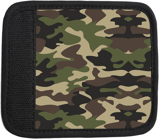 2 Pack Luggage Handle Wrap Travel Tags - Set of Luggage Tags for Suitcases, Identifiers, Marker, and Handle Covers - Cruise Accessories and Travel Gifts（Camouflage