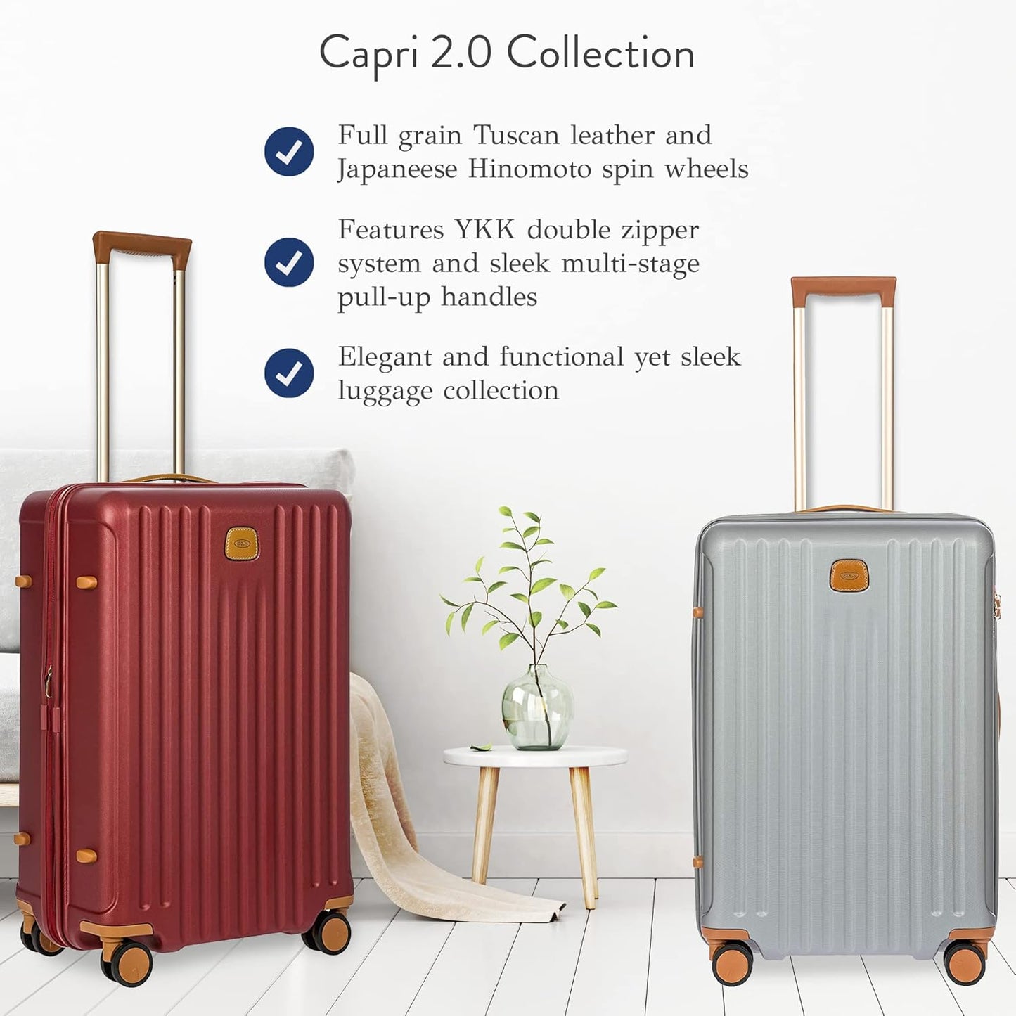 Bric's Capri 2.0 27" Spinner Expandable (Silver)