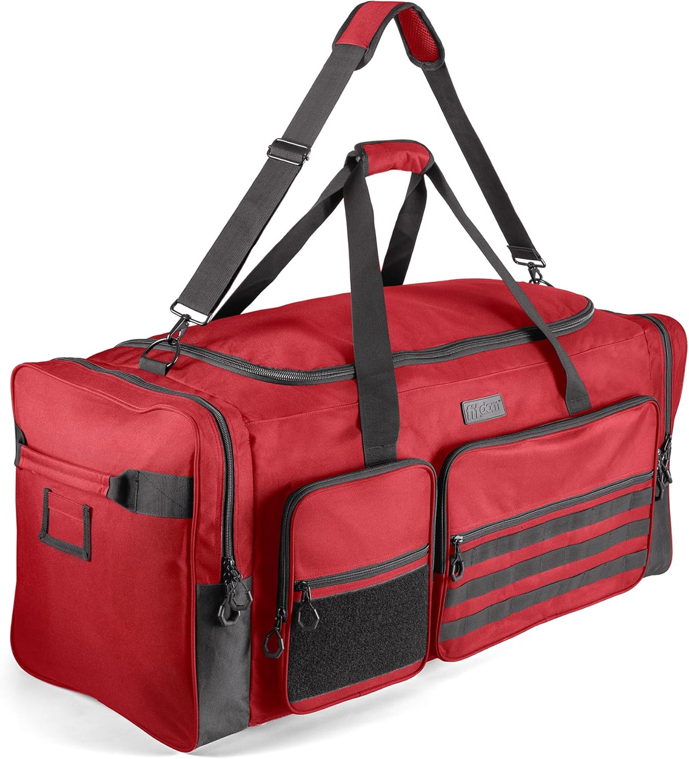 Fitdom 130L 36" Heavy Duty Extra Large Sports Gym Equipment Travel Duffle Bag W/Adjustable Shoulder