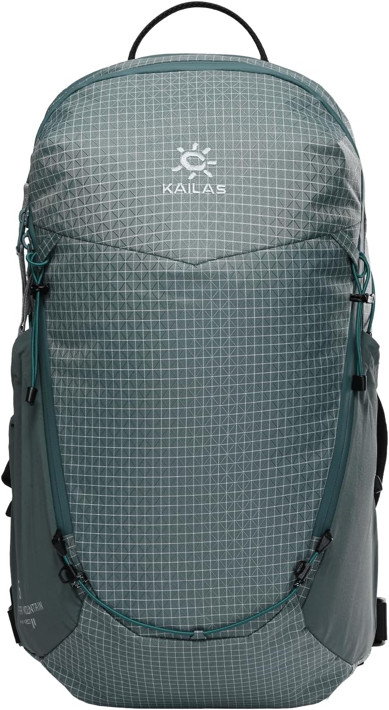 KAILAS Far Mountain16L Lightweight Hiking Backpack Trekking Daypack Small Backpacks Traveling Camping Grey Lake Blue