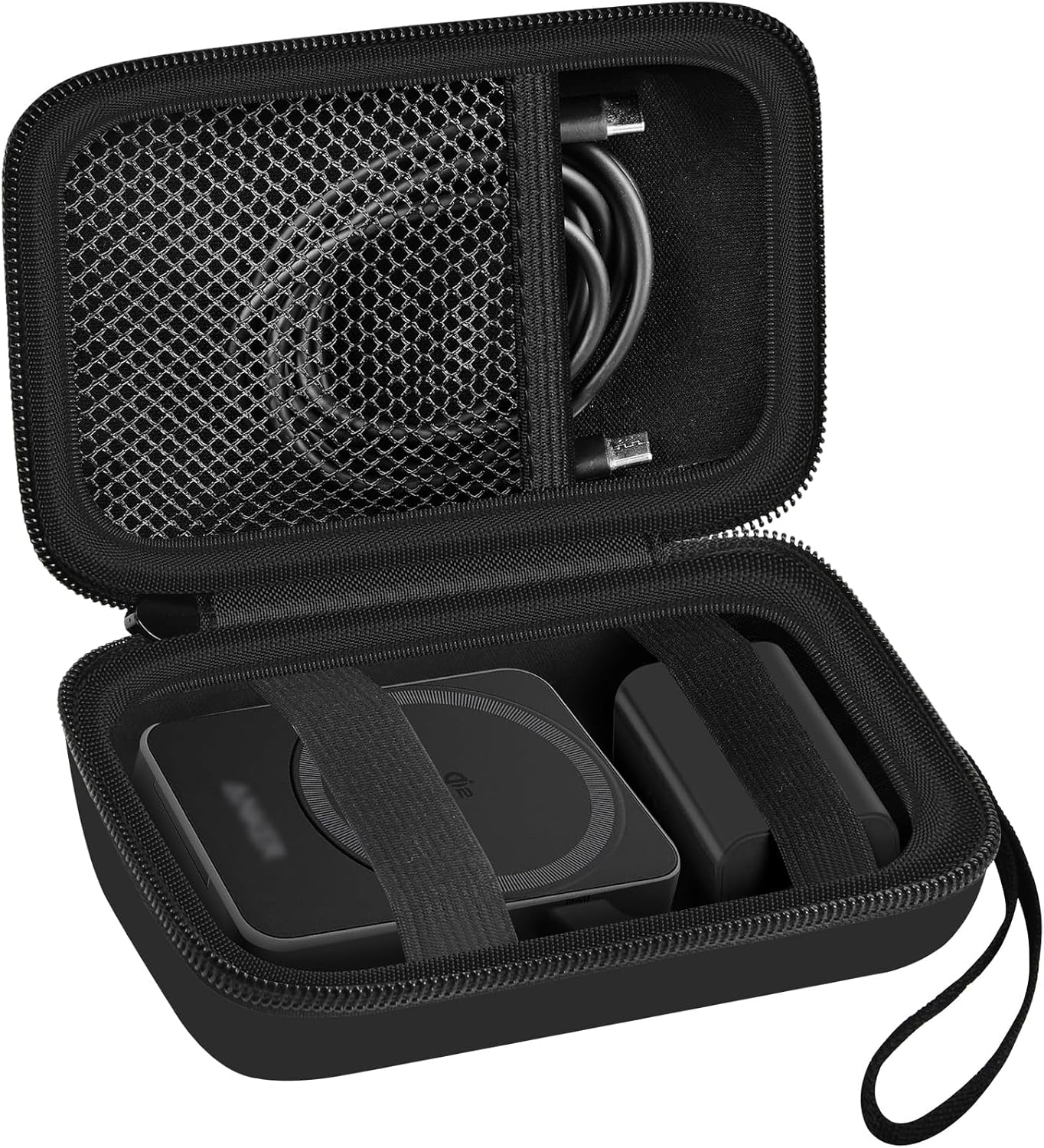 Case for Anker MagGo for Ucomx 3-in-1 for MagGo UFO Charging Station,for Augnner for Iseyyox for Apple MagSafe Duo for LISEN Wireless Charger Foldable Magnetic Charging Stand Storage Box-Black
