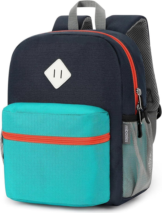 mibasies Toddler Backpack for Boys 2-4: Preschool Backpacks for Boys - Cute Kids Backpack