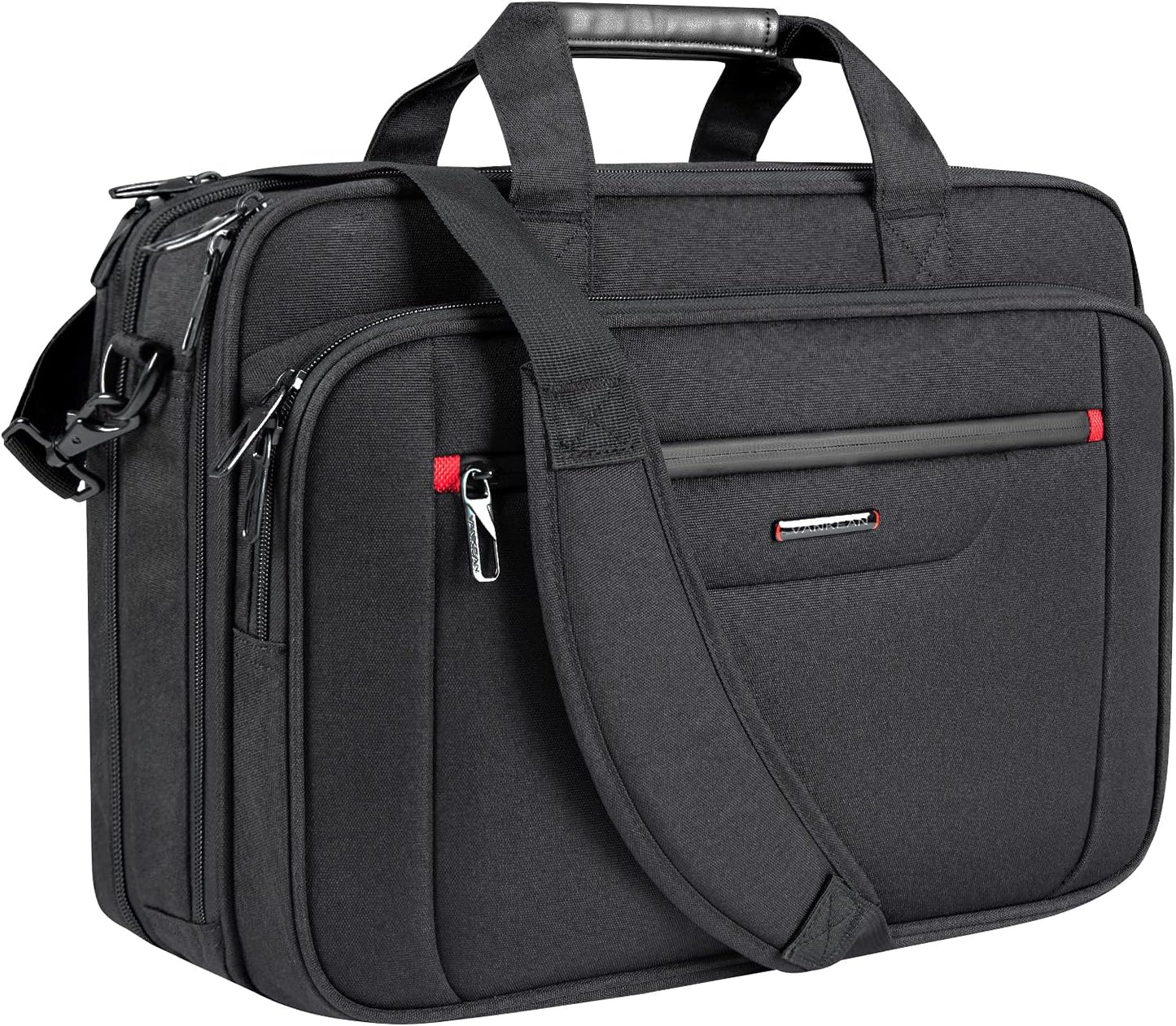 VANKEAN Laptop Briefcase Premium Laptop Case Fits Up to 17.3 Inch Business Shoulder Bag Laptop