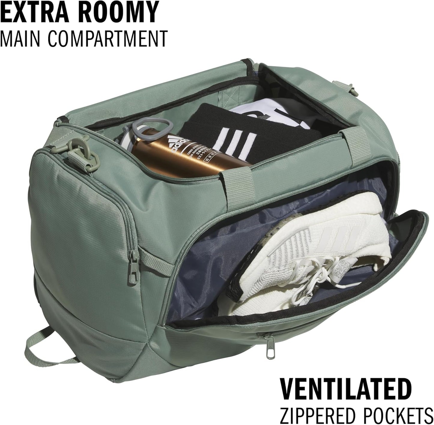 adidas Defender 5.0 Duffel Bag – Durable for Sports, Gym & Travel