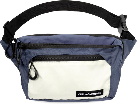 Men's Fanny Bag – Durable, Lightweight Waist Bag with Adjustable Strap & Multiple Zipper Pockets for Travel, Outdoors & Daily Use