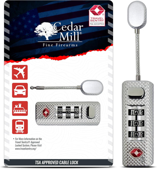TSA Approved Travel Locks for Luggage, Gym Locker & Guncase - Heavy Duty for Outdoor Tent, Zippered Backpacks Secure Travel Suitcase Locks & More