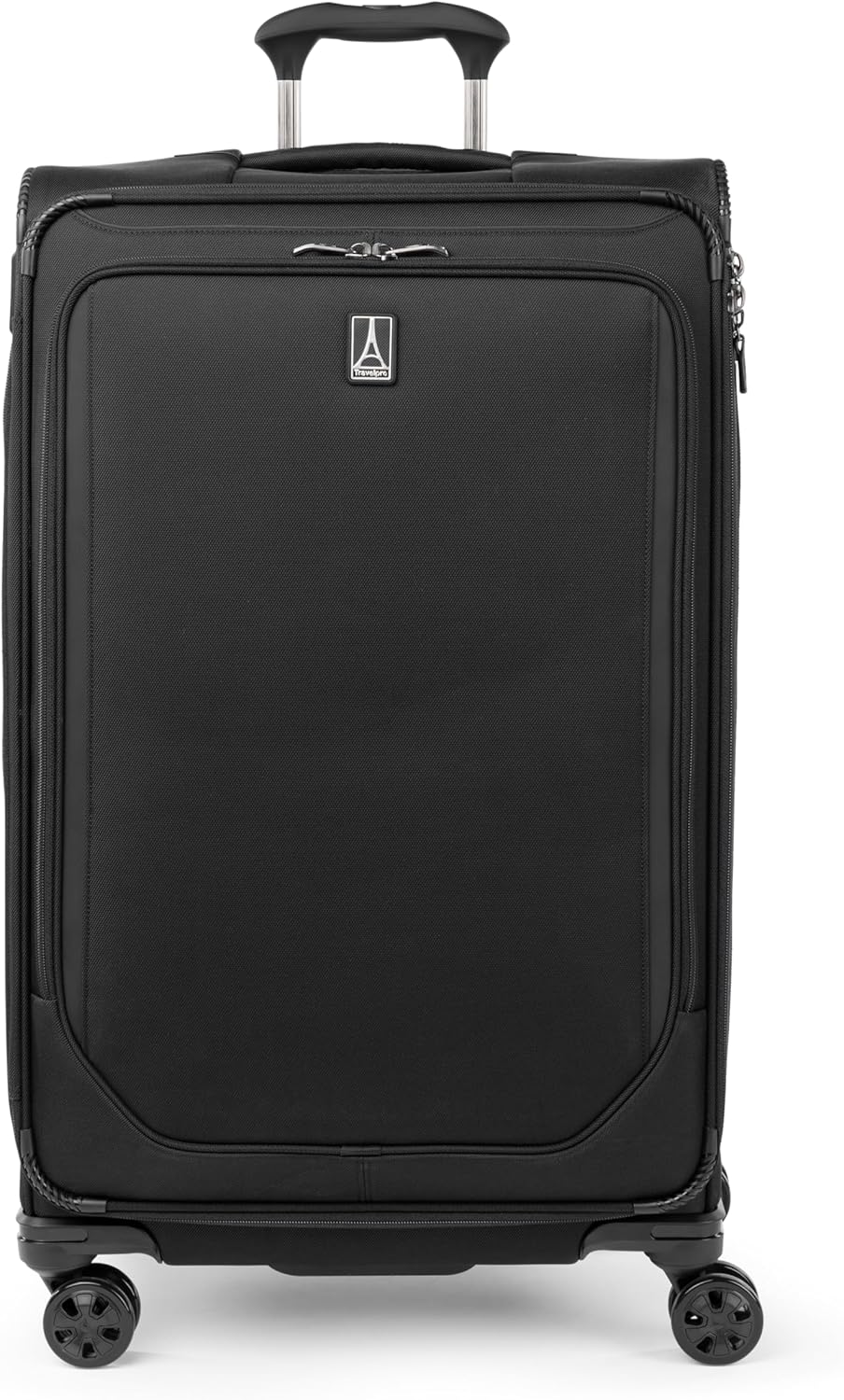 Travelpro Crew Classic Lightweight Softside Expandable Checked Luggage, 8 Wheel Spinner Suitcase