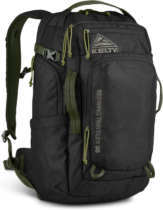 Kelty | Redwing Traveler Backpacks, Travel Pack for Adventure Travel | Burnt Olive & Black