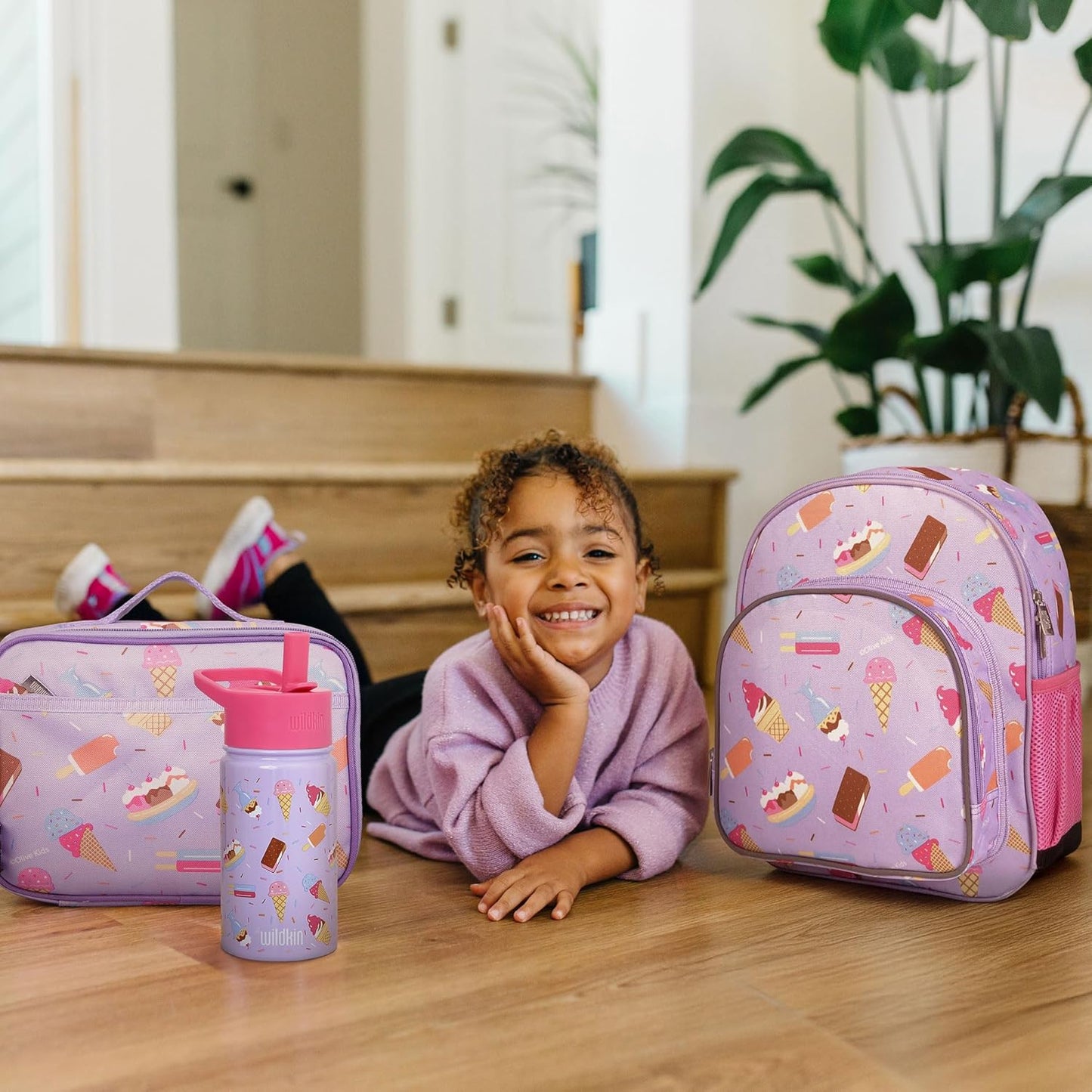 Wildkin 12-inch Kids Backpack – Padded, Adjustable, Ideal for Daycare & Travel - Sweet Dreams