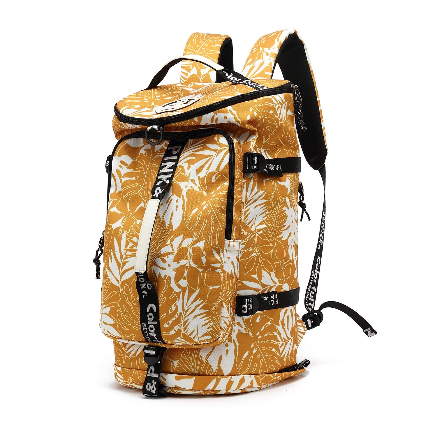 Kalesi Gym Duffle Bag Backpack 4-Way Waterproof with Shoes Compartment for travel Sport Hiking