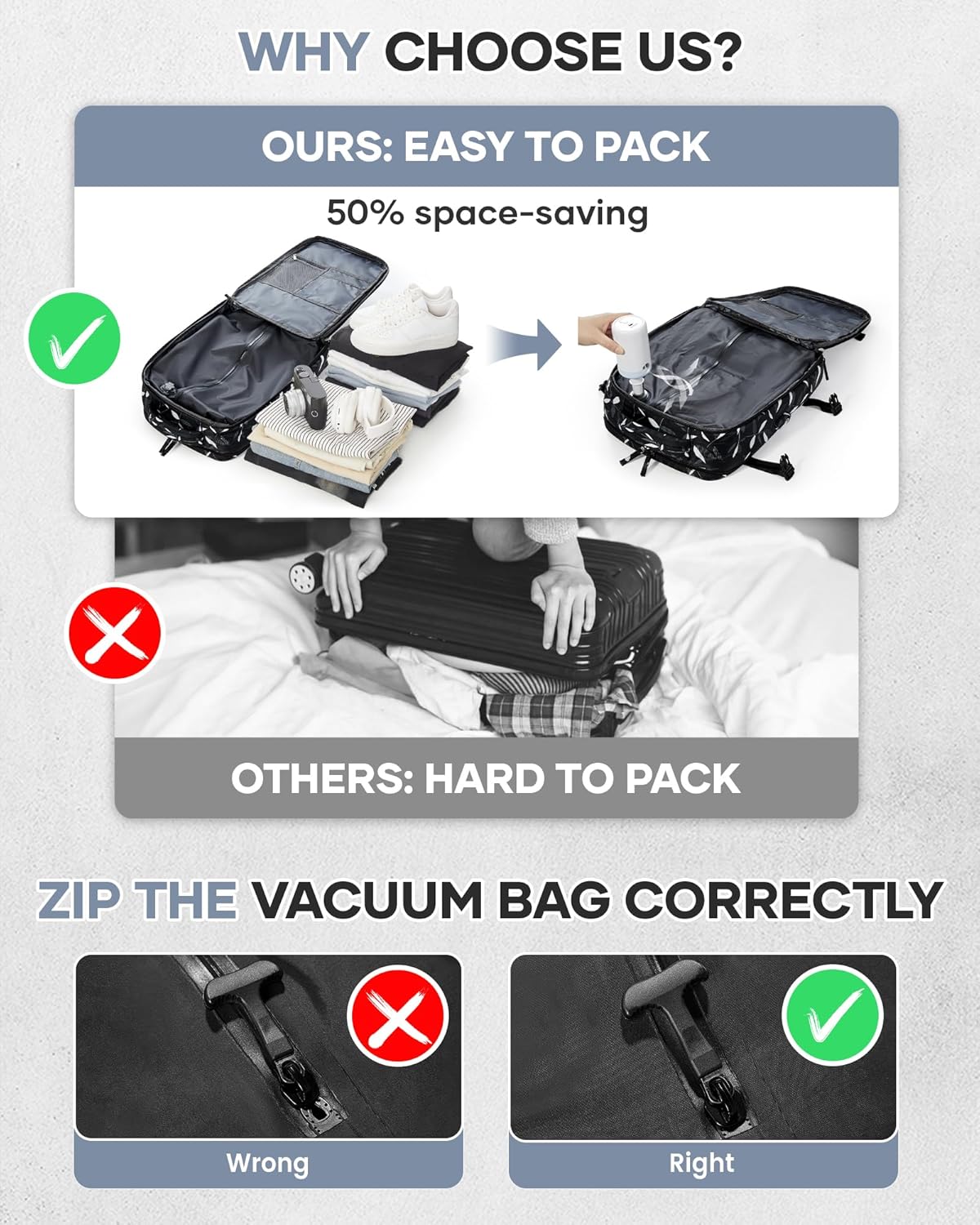 WONHOX Large Travel Backpack Carry on Flight Approved Laptop Work Business Backpack for Women Men Mochila de Viaje