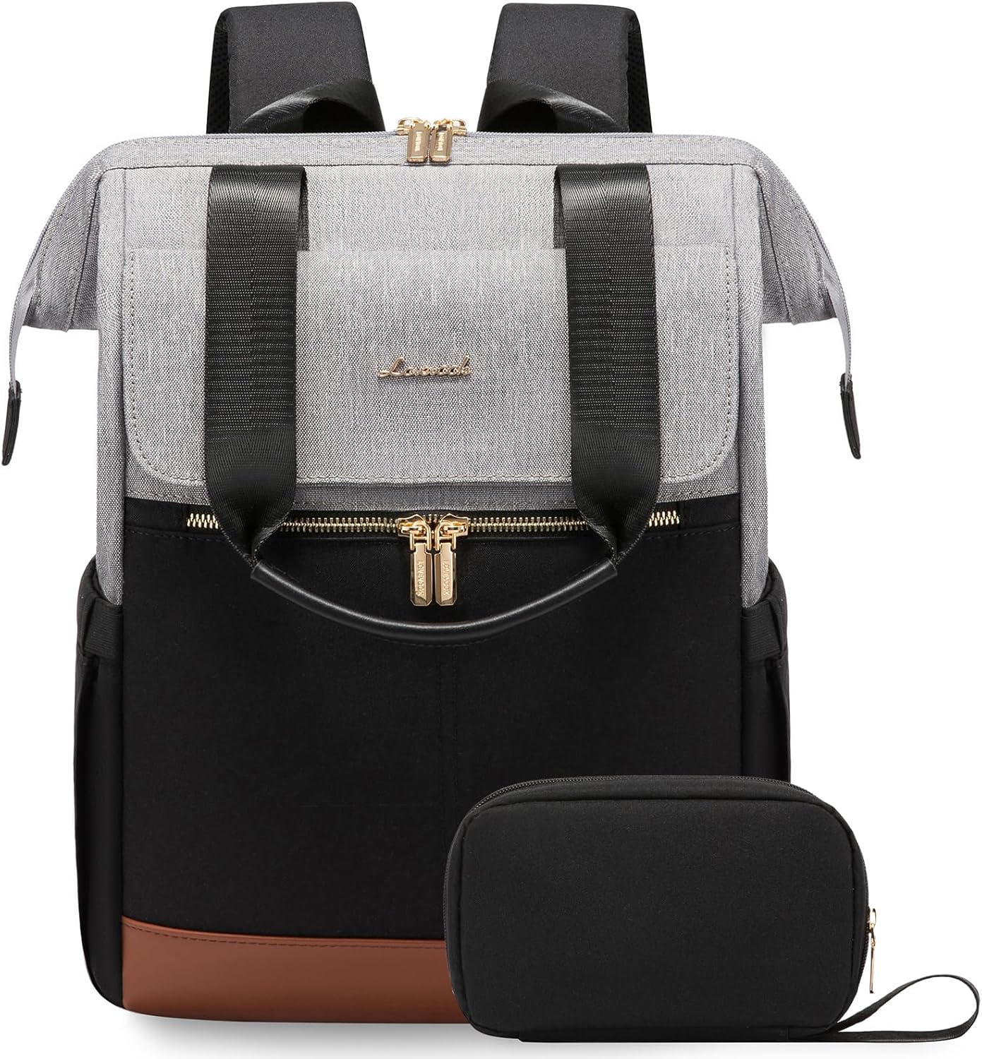 LOVEVOOK Laptop Backpack for Women, 15.6 Inch Work Laptop Bag with USB Port, Fashion Teacher Nurse