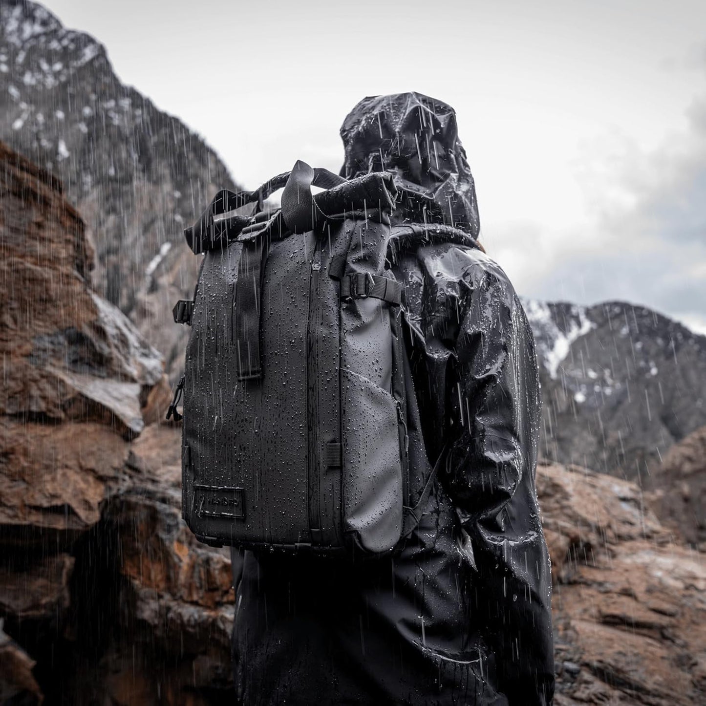 WANDRD All New PRVKE 15L V4 Camera Backpack: Built-In Camera Cube Travel Backpack with Quick Side Access, Rolltop Expansion, Clamshell Opening, Magnetic Tote Handles
