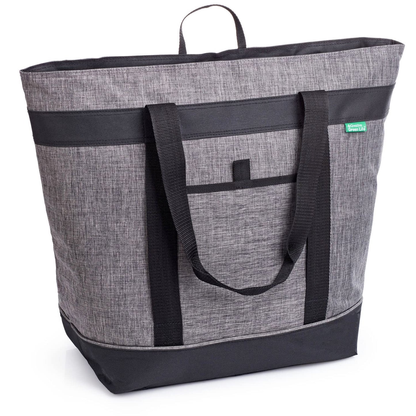 Jumbo Insulated Cooler Bag (Charcoal) with HD Thermal Insulation - Premium, Collapsible Soft Cooler