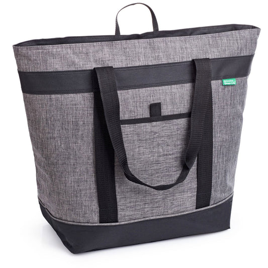 Jumbo Insulated Cooler Bag (Charcoal) with HD Thermal Insulation - Premium, Collapsible Soft Cooler