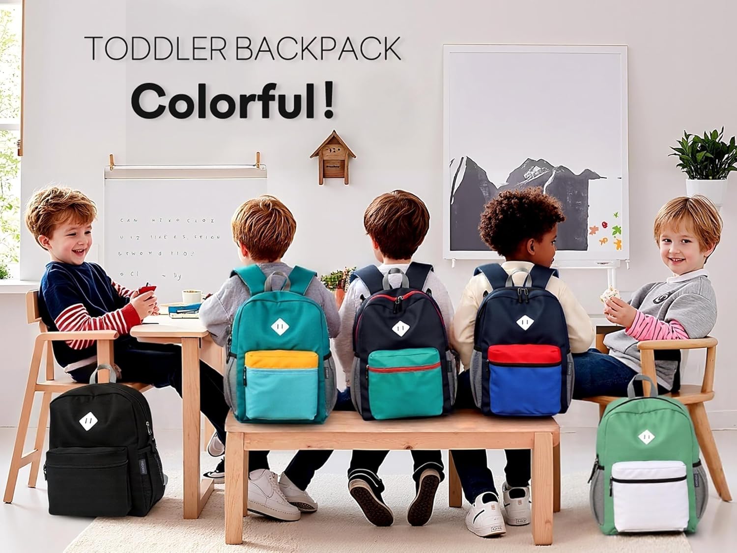 mibasies Kids Backpack for Boys 5-9: Large Boys Backpack for Elementary School