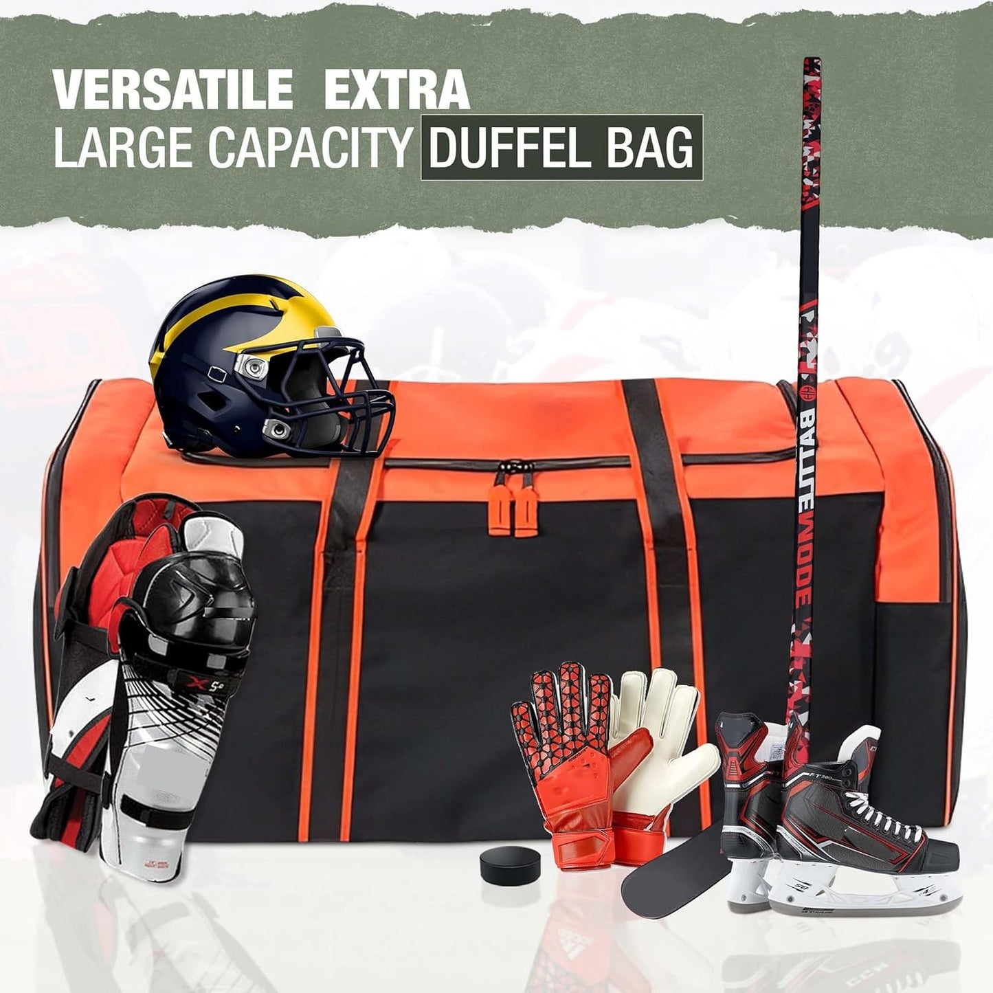 Jetstream Heavy Duty Multi Pocket Durable Sports Gym Equipment Travel Duffel Bag