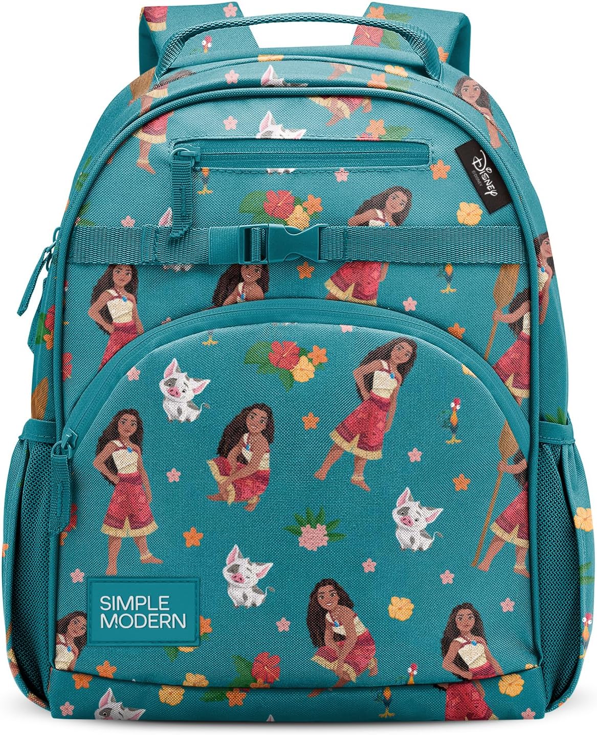 Simple Modern Medium Disney Toddler Backpack for School Girls and Boys | Kindergarten Elementary Kids Backpack | Fletcher Collection | Kids - 15" tall | Moana Oceana