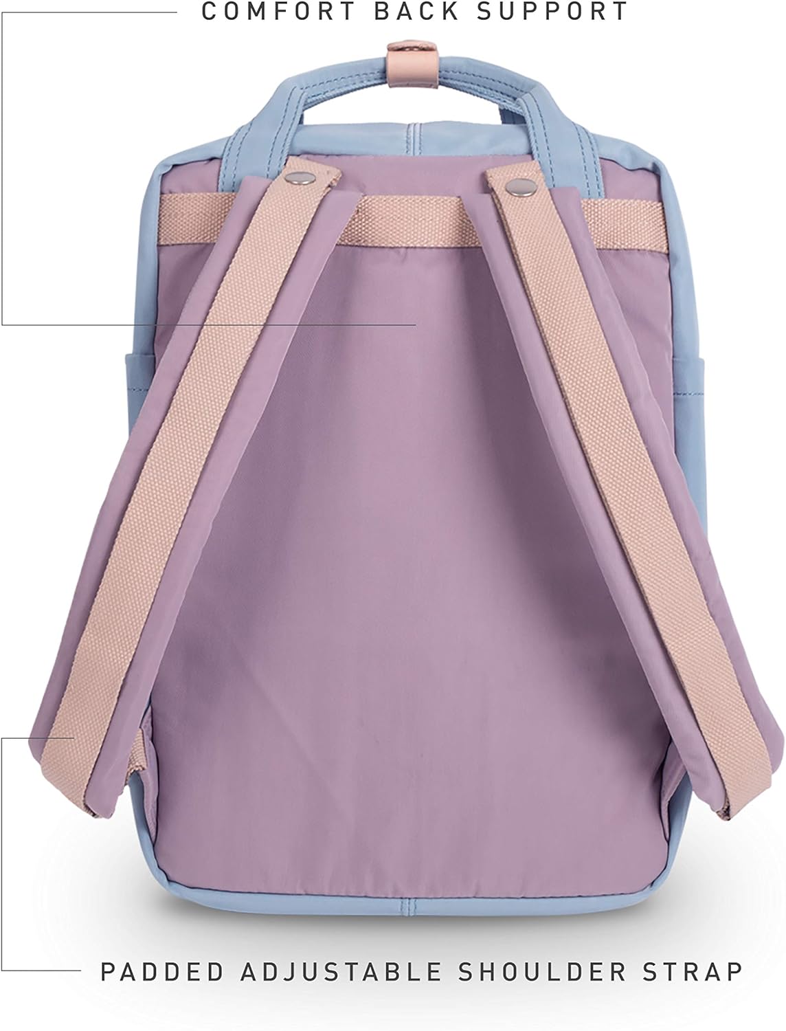 Doughnut Macaroon Multicolor 16L Travel Backpack Ladies College Lightweight Commuter Casual Daypacks Bag Backpack