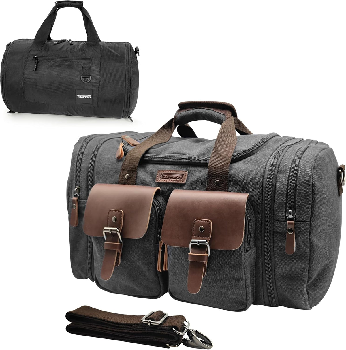 Wildroad Travel Bags for Men, Gym Bag & Duffle Bag for Travel, Carry on Bag Duffel Bag 3 IN 1