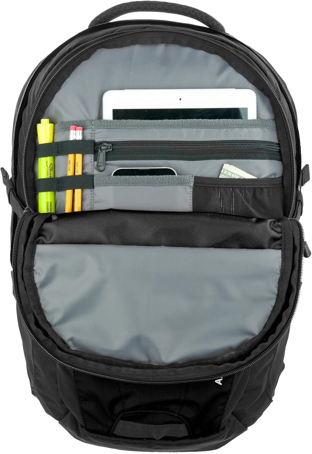 Eddie Bauer Adventurer Backpack with Organization Compartments and Hydration/Laptop Compatible Sleeve, Women's Adventurer - Black, 30L