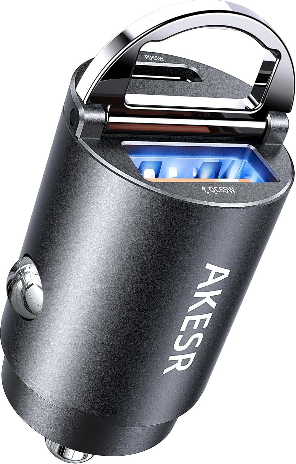 65W USB C Car Charger Fast Charging，12V USB Outlet Accesorios para Carro，Compact Cigarette Lighter Adapter，Car Phone Charger for iPhone/17/16/15/14/13 Samsung S25 S24 S23Google Android