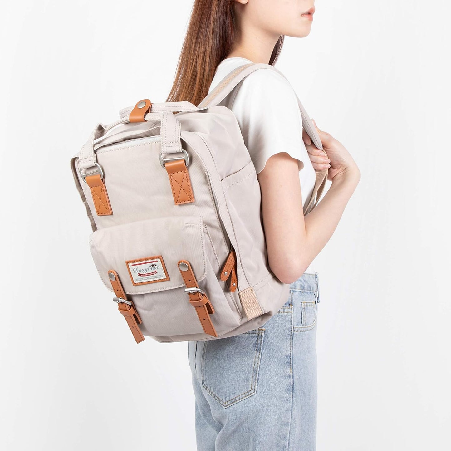Doughnut Macaroon 16L Travel School Ladies College Girls Lightweight Casual Daypacks Bag Backpack