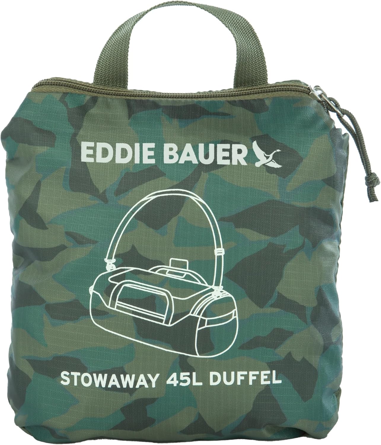 Eddie Bauer Stowaway Packable 45l Duffel Bag-Made from Ripstop Polyester